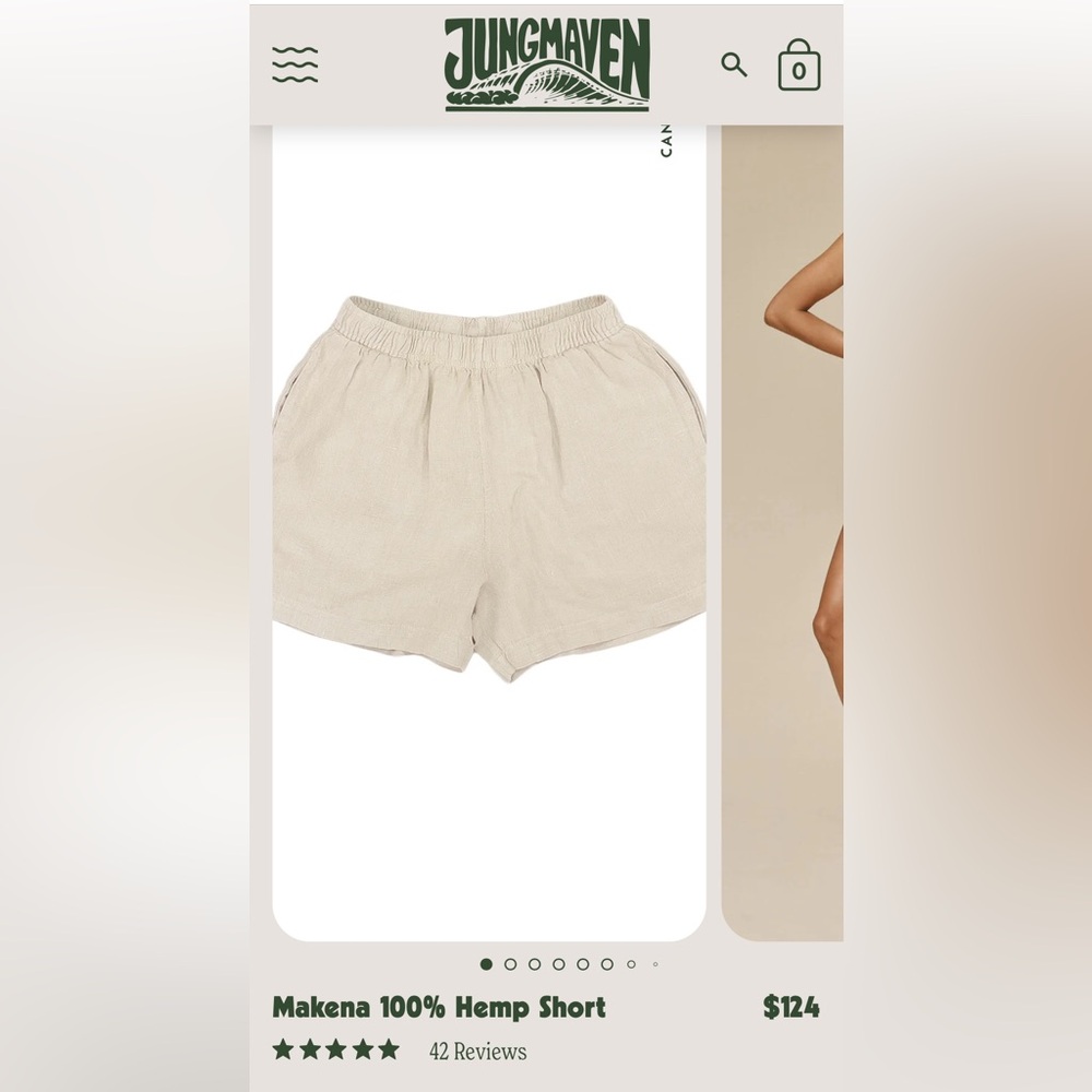 Makena Jungmaven Hemp Shorts S
